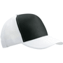 Casquette publicitaire Trucker 5 Panneaux Noirnoir/blanc