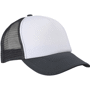 Casquette publicitaire Trucker 5 Panneaux Blancblanc/graphite