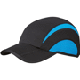 Casquette sport 3 panneaux Au choixnoir/bleu atlantique