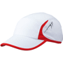 Casquette sport 4 panneaux Au choixblanc/rouge