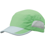 Casquette sport 5 panneaux Au choixvert anis/gris clair