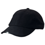 Casquette sport 6 panneaux Noirnoir