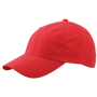 Casquette sport 8 panneaux Rougerouge