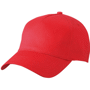 Casquette standard 5 panneaux Rougerouge