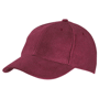 Casquette standard 6 panneaux Au choixbourgogne