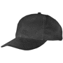 Casquette Standard brodée 6 Panneaux Noirnoir