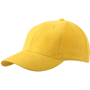 Casquette Standard logoté 6 Panneaux Au choixjaune doré