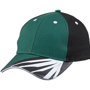 Casquette TEAM avec visière sandwich Vertvert foncé/noir/blan