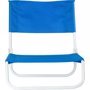 Chaise de camping pliable en PVC. Bleubleu cobalt