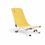 Chaise longue de plage JauneJaune