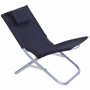 Chaise de jardin Noir en Polyester Au choixMarine