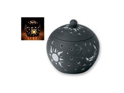 Chandelier en porcelaine noir