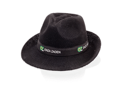 Chapeau de paille noir