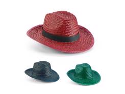 Chapeau en paille en couleur