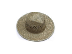 Chapeau en paille indiana