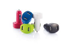 Chargeur voiture usb a double sortie