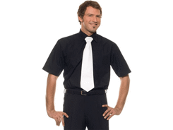Chemise de service manches courtes homme