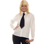 Chemise de service manches longues femme Blancblanc