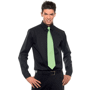 Chemise de service manches longues homme Noirnoir