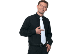 Chemise de service publicitaire manches longues ho