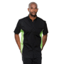 Chemise de sport homme manches courtes Au choixNoir/vert