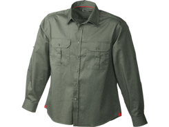 Chemise manches longues unie homme épaisse