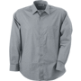 Chemise manches longues unie homme légère Au choixgris souris
