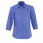 Chemise popeline manches trois quart eternity Au choixbleu cobalt
