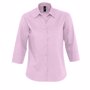 Chemise popeline manches trois quart eternity Au choixrose vif