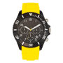 Chrono freeze - montre plastique Jaunejaune