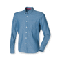 Classic chambray shirt-chemise chambray Au choixChambray Blue