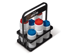 Clayette pour bidons de sport