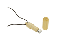 Clé usb bambou rond
