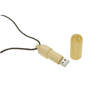Clé usb bambou rond Au choixbrun clair