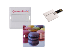 Clé usb carte de credit carrée