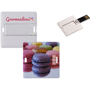 Clé usb carte de credit carrée Blancblanc