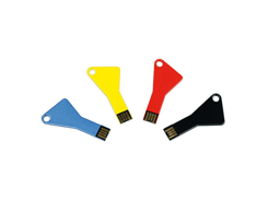 Clé USB clef triangle colorée