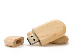 Clé USB en bambou personnalisé