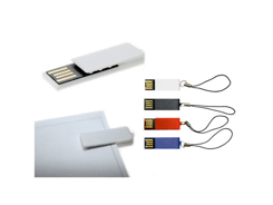 Clé usb mini clip en couleurs