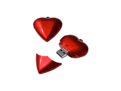 Clé usb publicitaire coeur