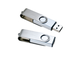 Clé USB twister en métal