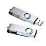 Clé USB twister en métal Au choixargenté