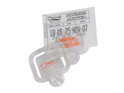 Clip ventouse pour ticket de parking