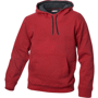 Clique carmel sweatshirt à capuche Rougerouge