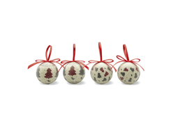 Coffret de 4 boules de Noël