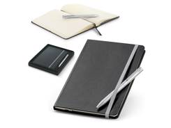 Coffret stylo à bille et bloc-notes