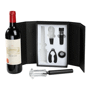 Coffret vin 5 pièces Au choixargenté/noir