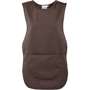 Colour pocket tabard tablier chasuble Au choixBrown