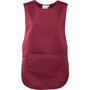 Colour pocket tabard tablier chasuble Au choixBurgundy