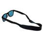 Cordon lunettes Jaune en Néoprène Noirnoir